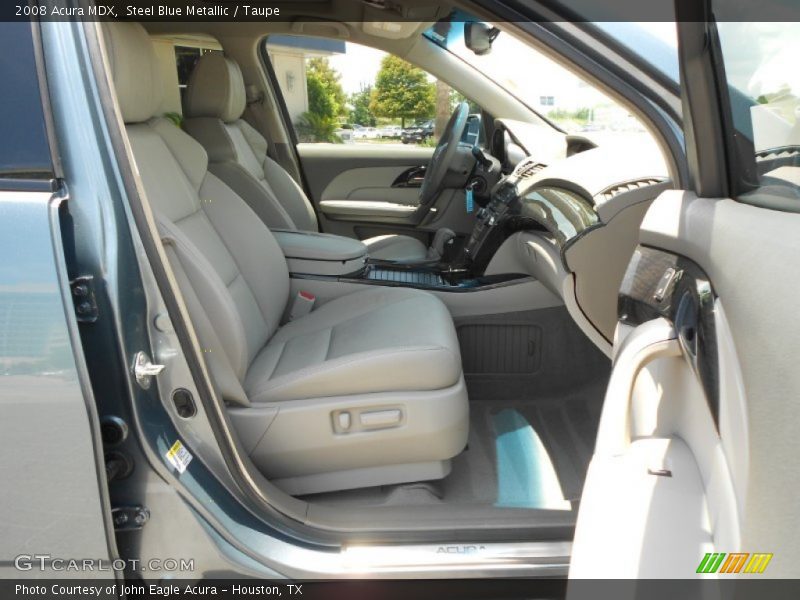 Steel Blue Metallic / Taupe 2008 Acura MDX