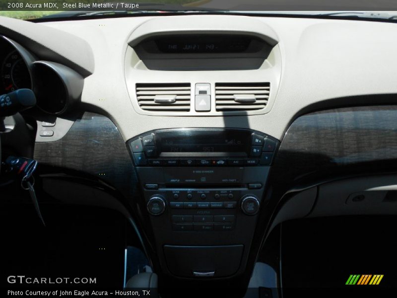 Steel Blue Metallic / Taupe 2008 Acura MDX