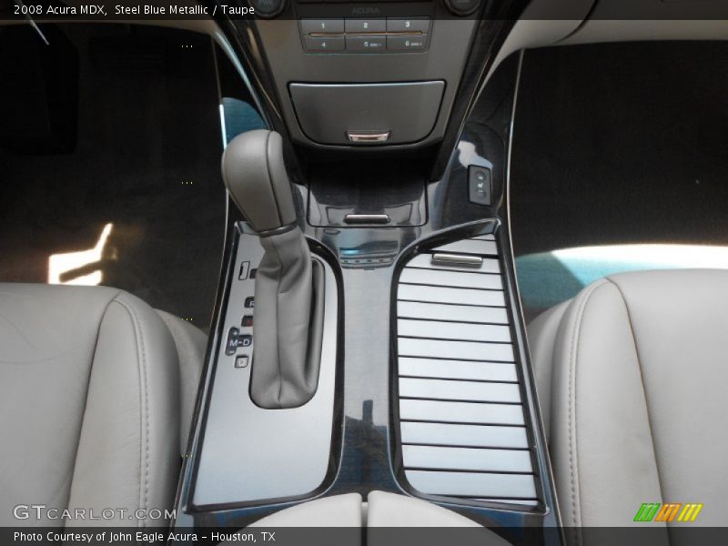 Steel Blue Metallic / Taupe 2008 Acura MDX