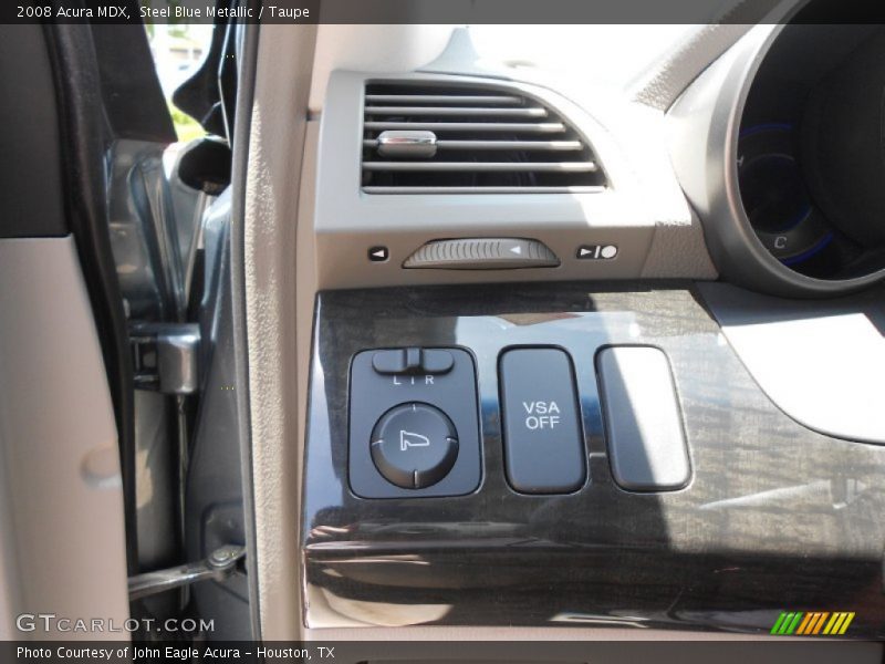 Steel Blue Metallic / Taupe 2008 Acura MDX