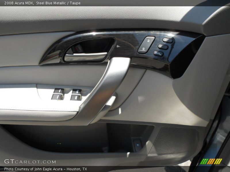 Steel Blue Metallic / Taupe 2008 Acura MDX