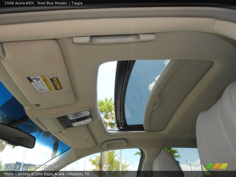 Steel Blue Metallic / Taupe 2008 Acura MDX