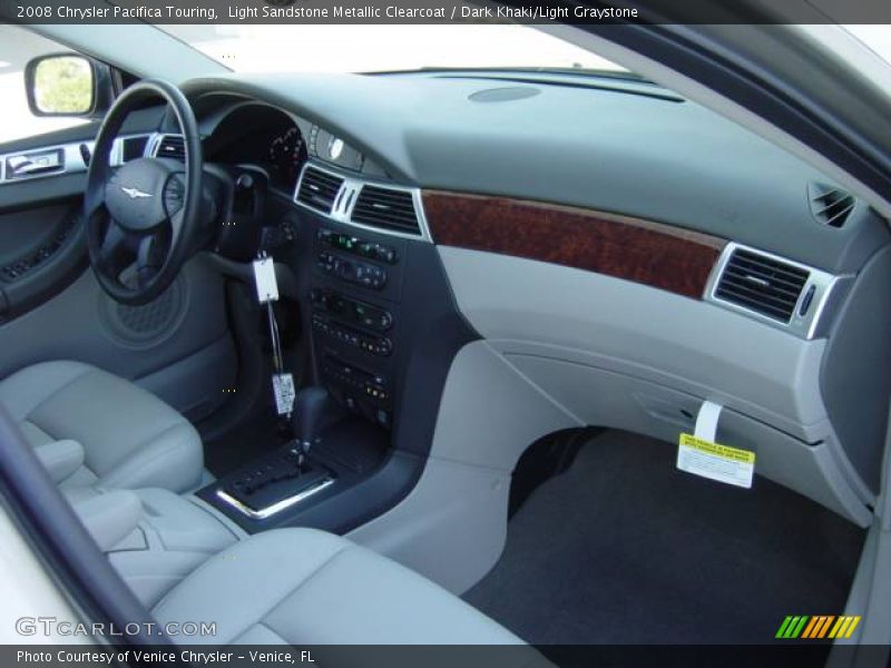 Light Sandstone Metallic Clearcoat / Dark Khaki/Light Graystone 2008 Chrysler Pacifica Touring