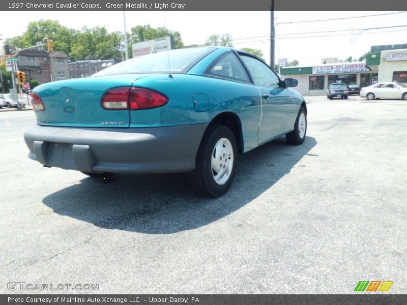 Green Metallic / Light Gray 1997 Chevrolet Cavalier Coupe