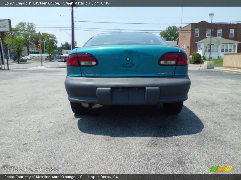 Green Metallic / Light Gray 1997 Chevrolet Cavalier Coupe