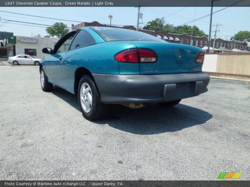 Green Metallic / Light Gray 1997 Chevrolet Cavalier Coupe