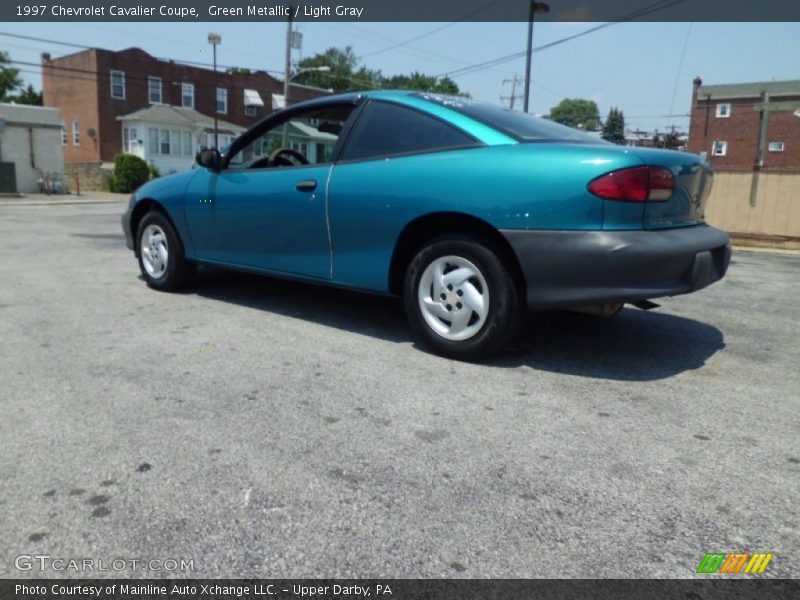 Green Metallic / Light Gray 1997 Chevrolet Cavalier Coupe