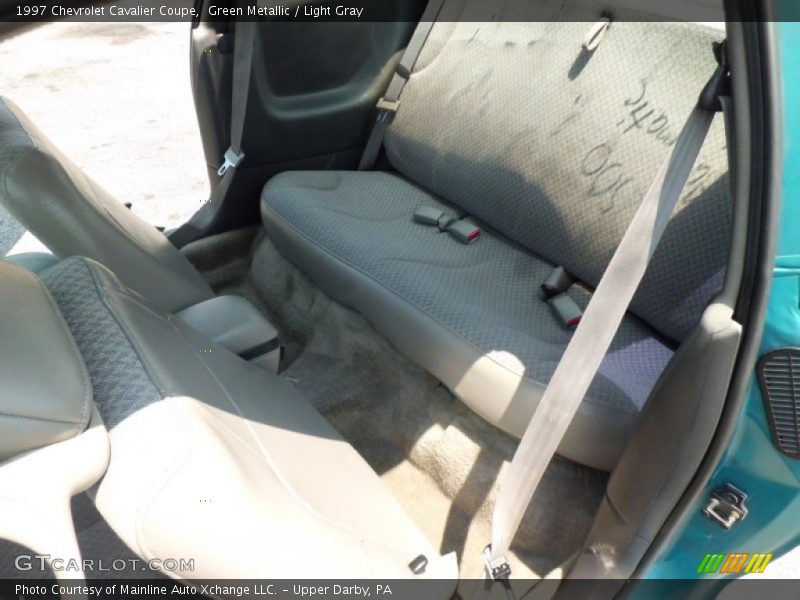 Green Metallic / Light Gray 1997 Chevrolet Cavalier Coupe