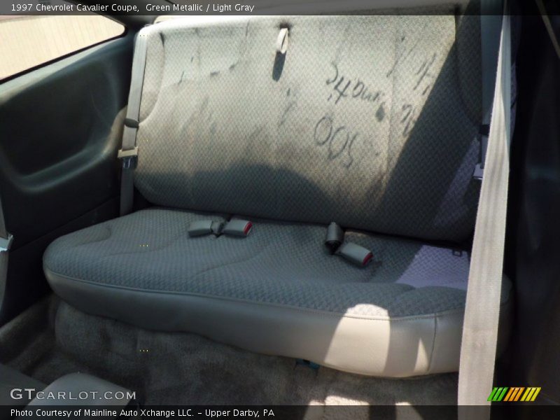 Green Metallic / Light Gray 1997 Chevrolet Cavalier Coupe