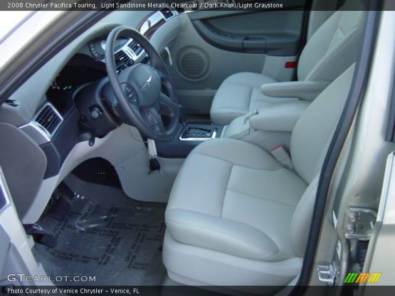 Light Sandstone Metallic Clearcoat / Dark Khaki/Light Graystone 2008 Chrysler Pacifica Touring