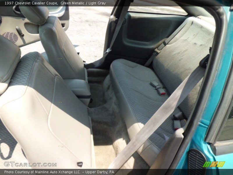 Green Metallic / Light Gray 1997 Chevrolet Cavalier Coupe