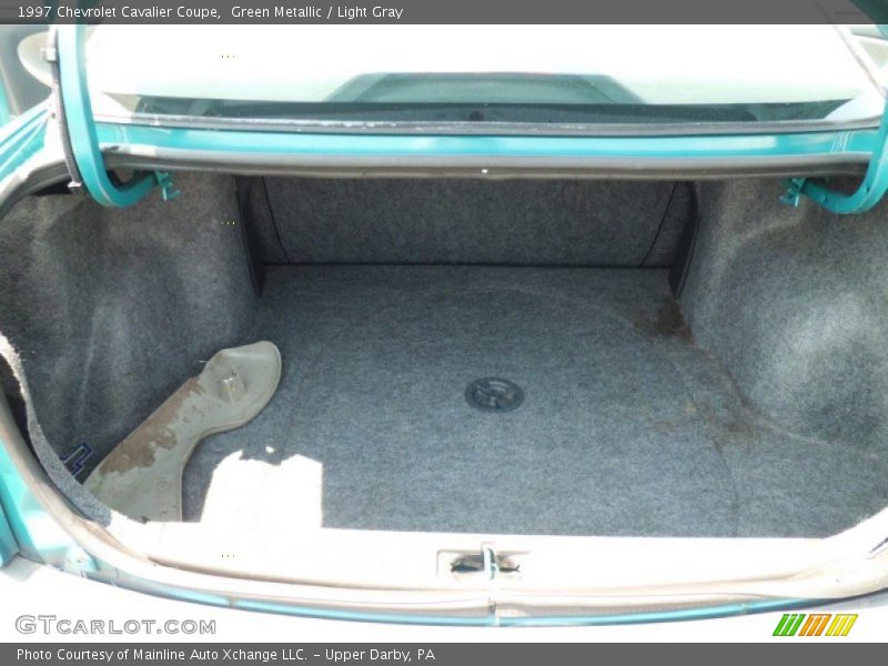 Green Metallic / Light Gray 1997 Chevrolet Cavalier Coupe