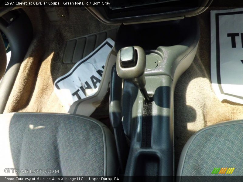 Green Metallic / Light Gray 1997 Chevrolet Cavalier Coupe