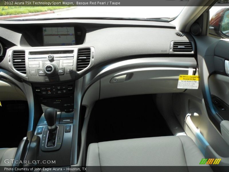 Basque Red Pearl / Taupe 2012 Acura TSX Technology Sport Wagon