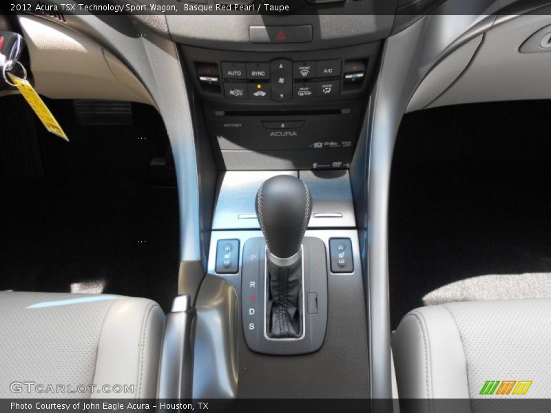 Basque Red Pearl / Taupe 2012 Acura TSX Technology Sport Wagon
