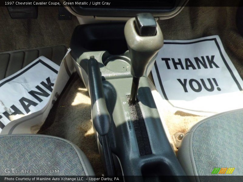 Green Metallic / Light Gray 1997 Chevrolet Cavalier Coupe
