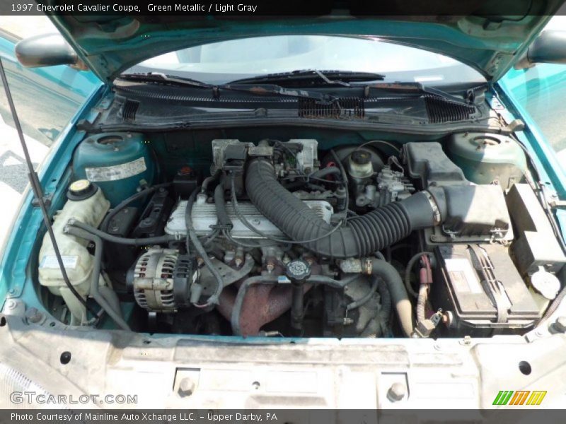 Green Metallic / Light Gray 1997 Chevrolet Cavalier Coupe