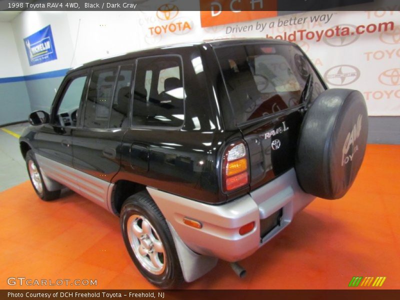 Black / Dark Gray 1998 Toyota RAV4 4WD
