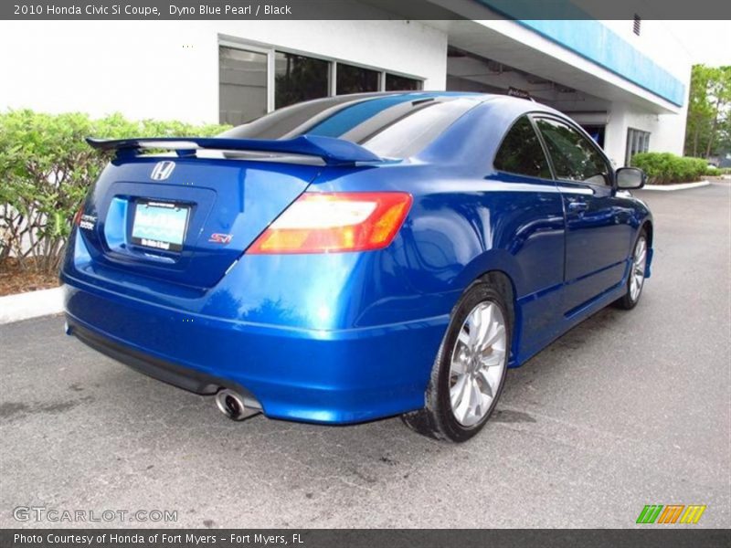 Dyno Blue Pearl / Black 2010 Honda Civic Si Coupe