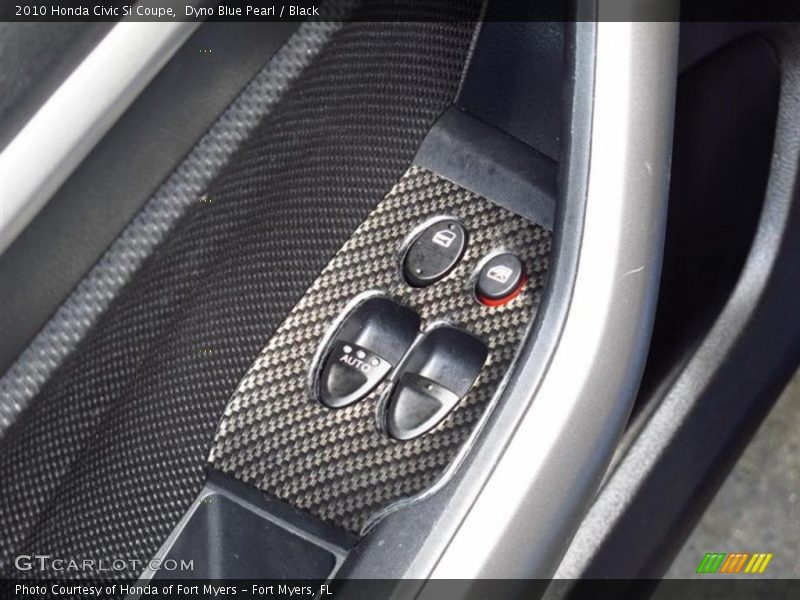 Dyno Blue Pearl / Black 2010 Honda Civic Si Coupe