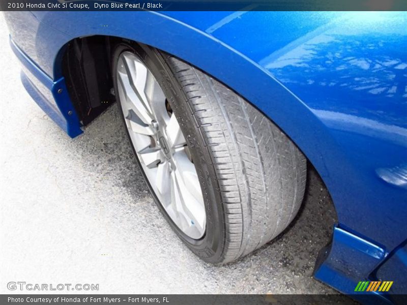 Dyno Blue Pearl / Black 2010 Honda Civic Si Coupe