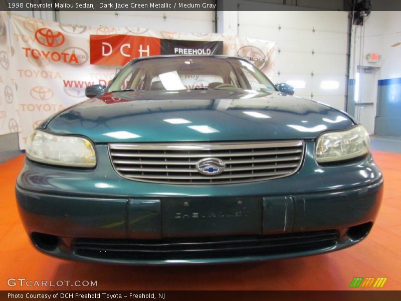 Dark Jade Green Metallic / Medum Gray 1998 Chevrolet Malibu Sedan