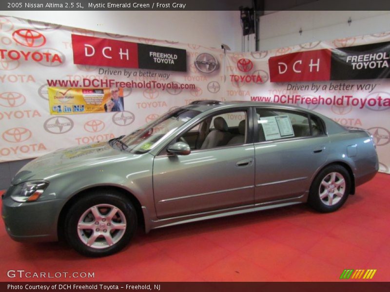 Mystic Emerald Green / Frost Gray 2005 Nissan Altima 2.5 SL