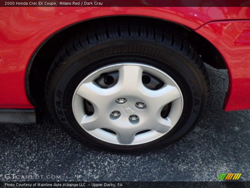 Milano Red / Dark Gray 2000 Honda Civic EX Coupe