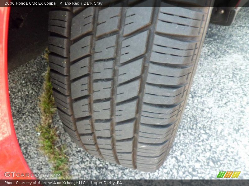 Milano Red / Dark Gray 2000 Honda Civic EX Coupe