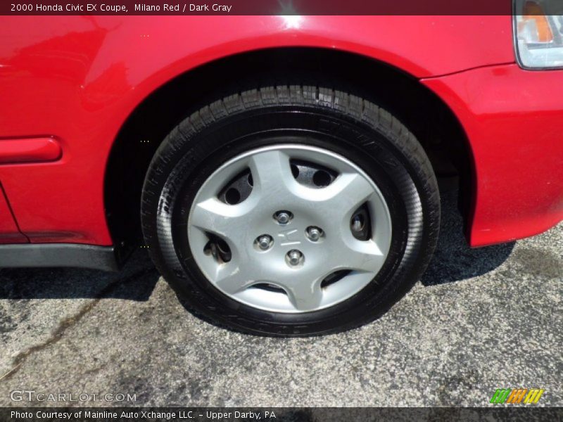 Milano Red / Dark Gray 2000 Honda Civic EX Coupe