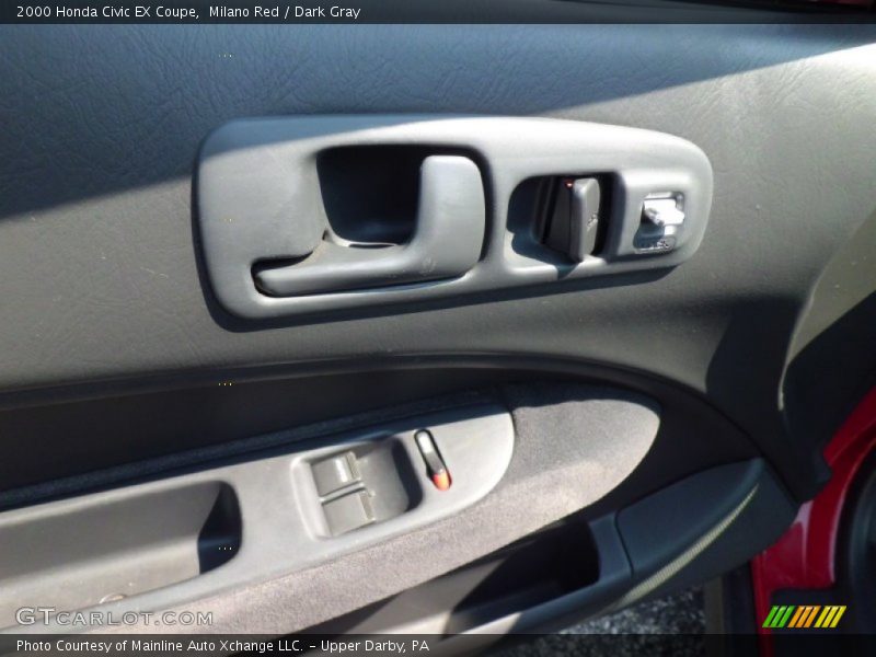Milano Red / Dark Gray 2000 Honda Civic EX Coupe