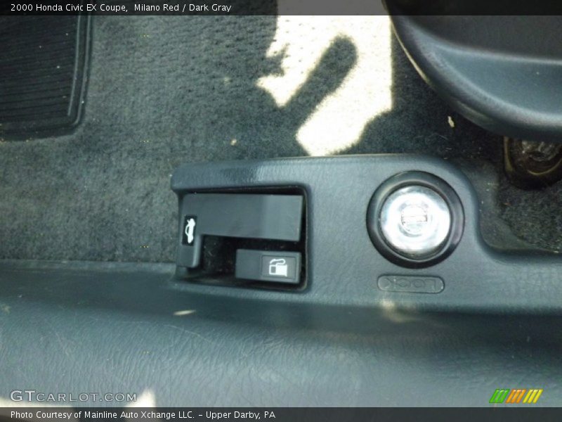 Milano Red / Dark Gray 2000 Honda Civic EX Coupe