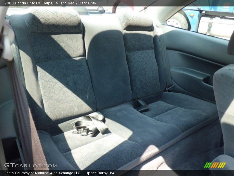 Milano Red / Dark Gray 2000 Honda Civic EX Coupe