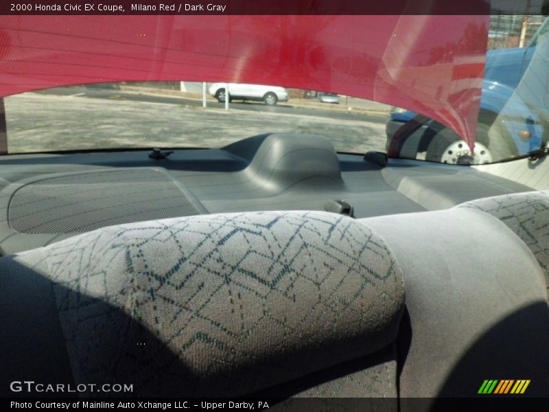 Milano Red / Dark Gray 2000 Honda Civic EX Coupe