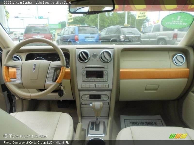 Light Sage Metallic / Sand 2006 Lincoln Zephyr
