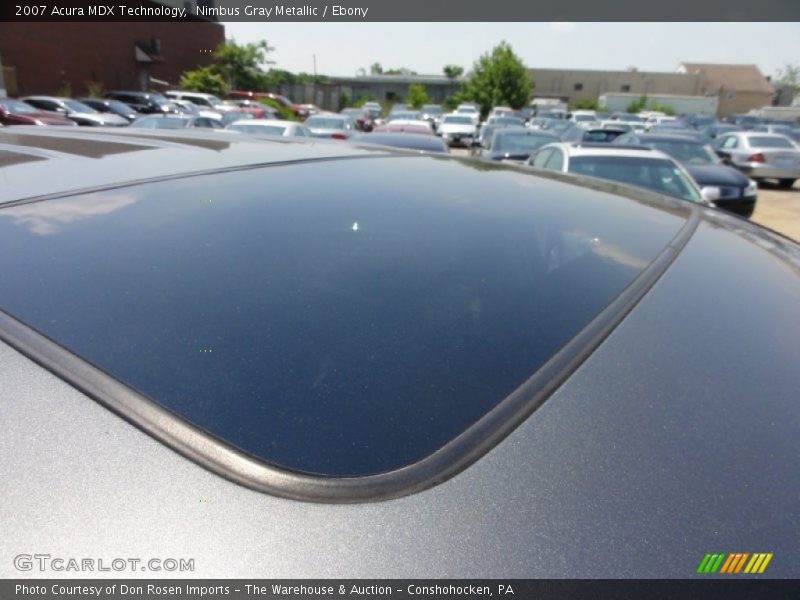 Nimbus Gray Metallic / Ebony 2007 Acura MDX Technology