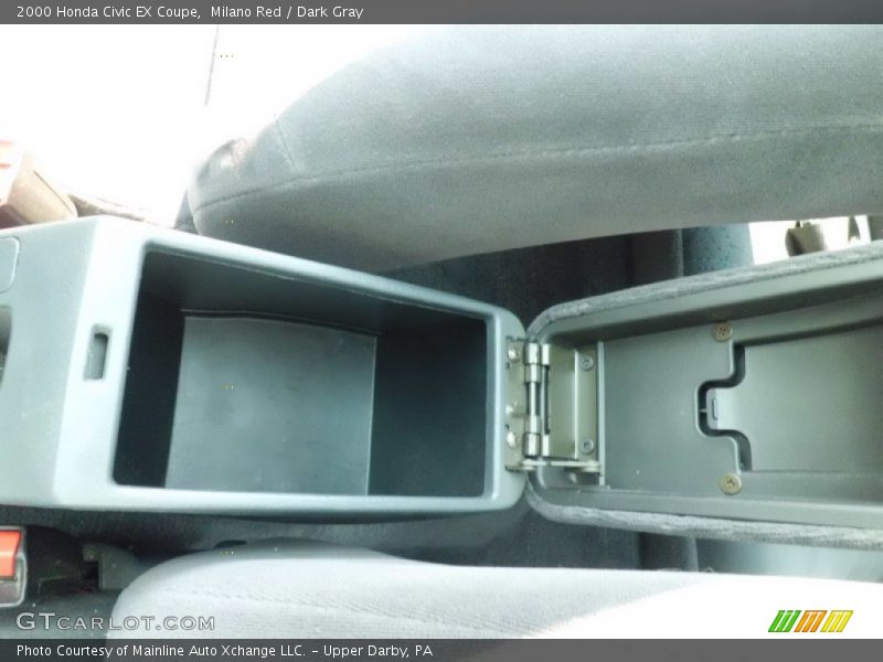 Milano Red / Dark Gray 2000 Honda Civic EX Coupe
