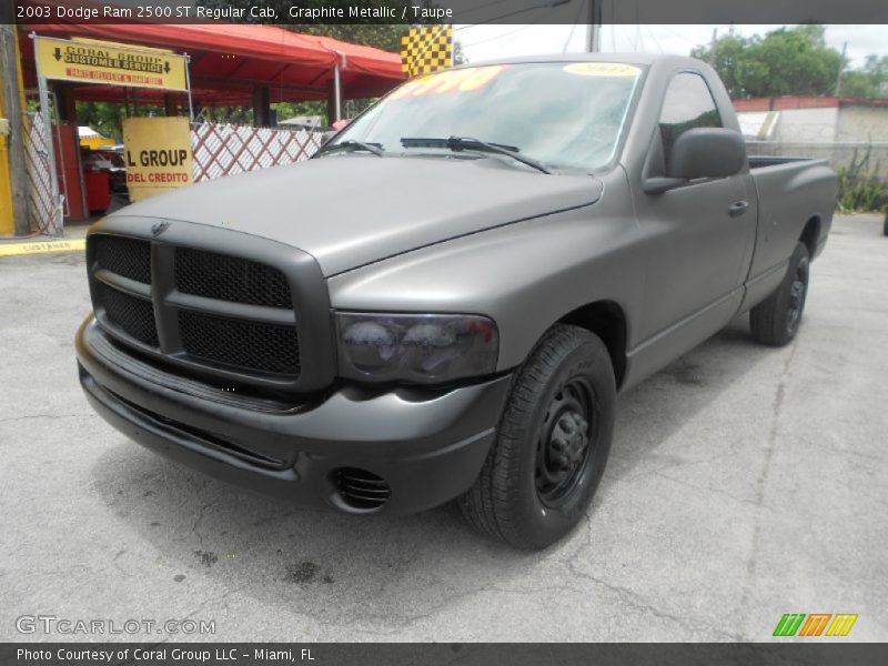 Graphite Metallic / Taupe 2003 Dodge Ram 2500 ST Regular Cab