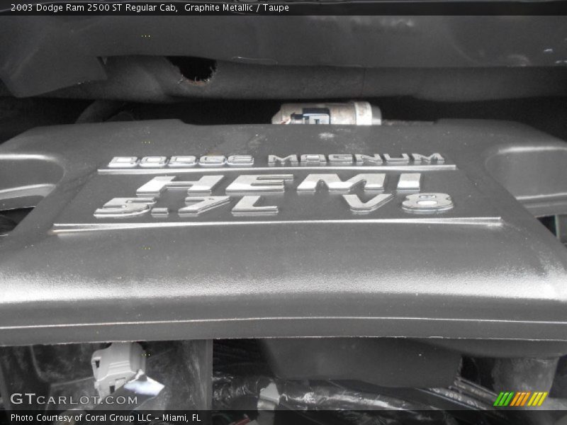 Graphite Metallic / Taupe 2003 Dodge Ram 2500 ST Regular Cab