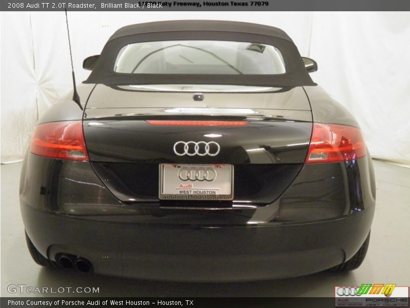 Brilliant Black / Black 2008 Audi TT 2.0T Roadster