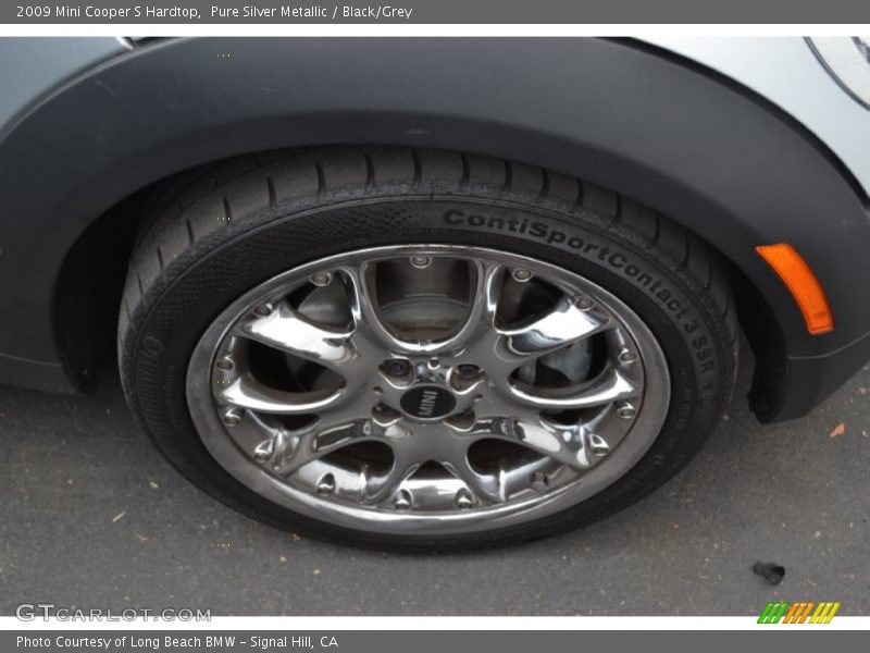 Pure Silver Metallic / Black/Grey 2009 Mini Cooper S Hardtop
