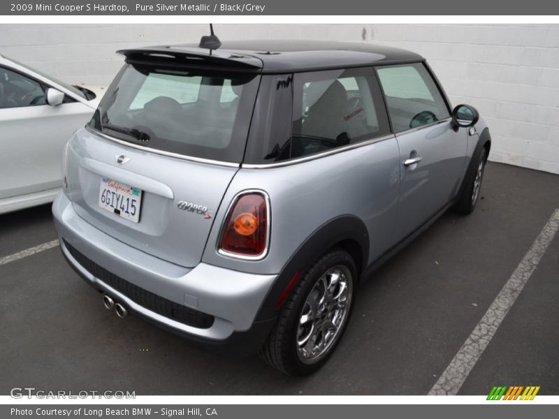 Pure Silver Metallic / Black/Grey 2009 Mini Cooper S Hardtop