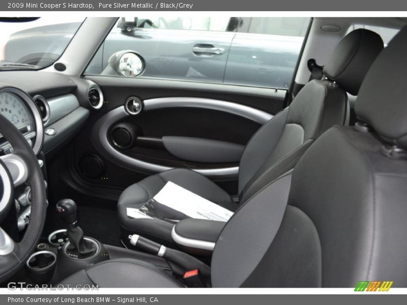 Pure Silver Metallic / Black/Grey 2009 Mini Cooper S Hardtop