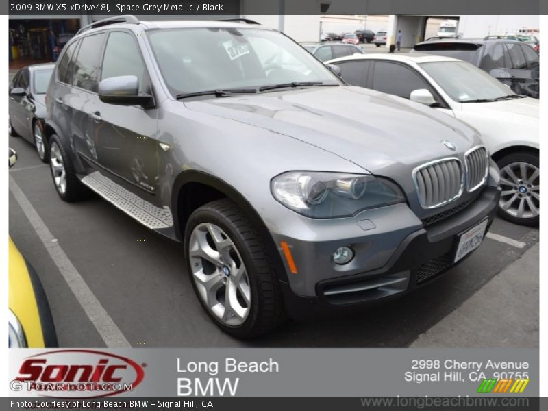 Space Grey Metallic / Black 2009 BMW X5 xDrive48i