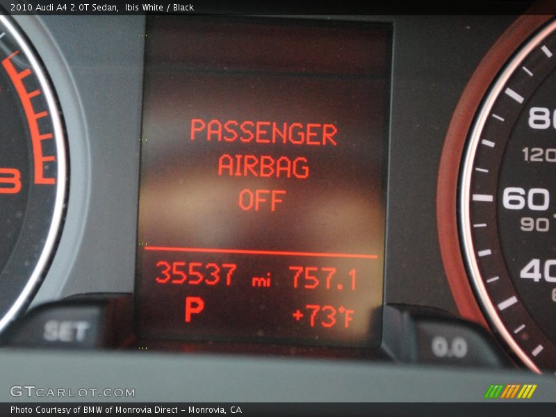 Ibis White / Black 2010 Audi A4 2.0T Sedan