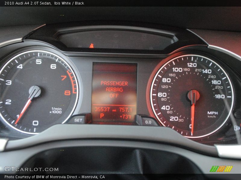Ibis White / Black 2010 Audi A4 2.0T Sedan