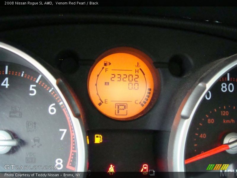 Venom Red Pearl / Black 2008 Nissan Rogue SL AWD