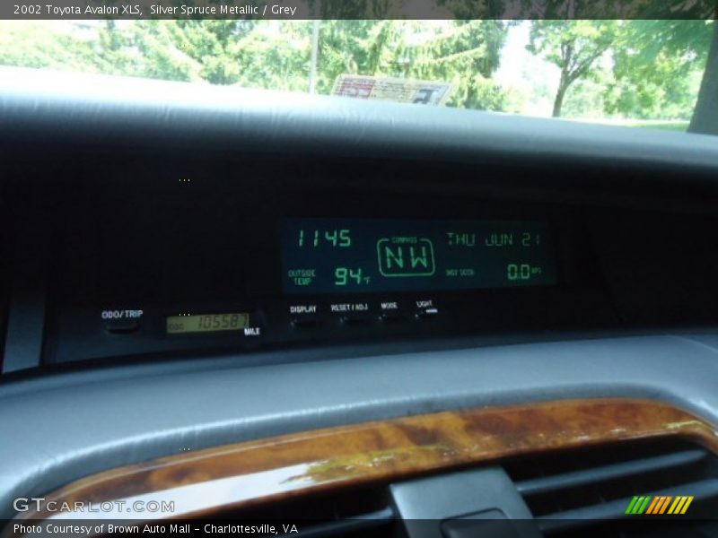 Silver Spruce Metallic / Grey 2002 Toyota Avalon XLS
