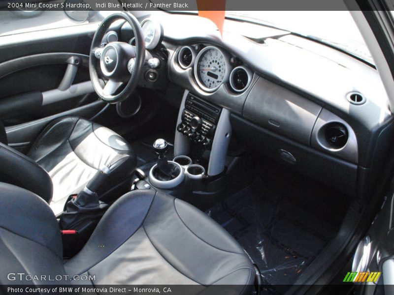 Indi Blue Metallic / Panther Black 2004 Mini Cooper S Hardtop