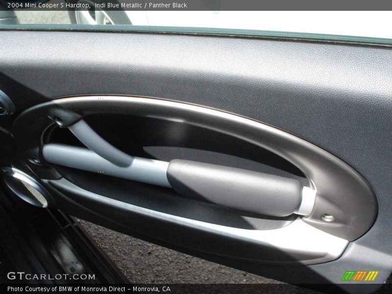 Indi Blue Metallic / Panther Black 2004 Mini Cooper S Hardtop
